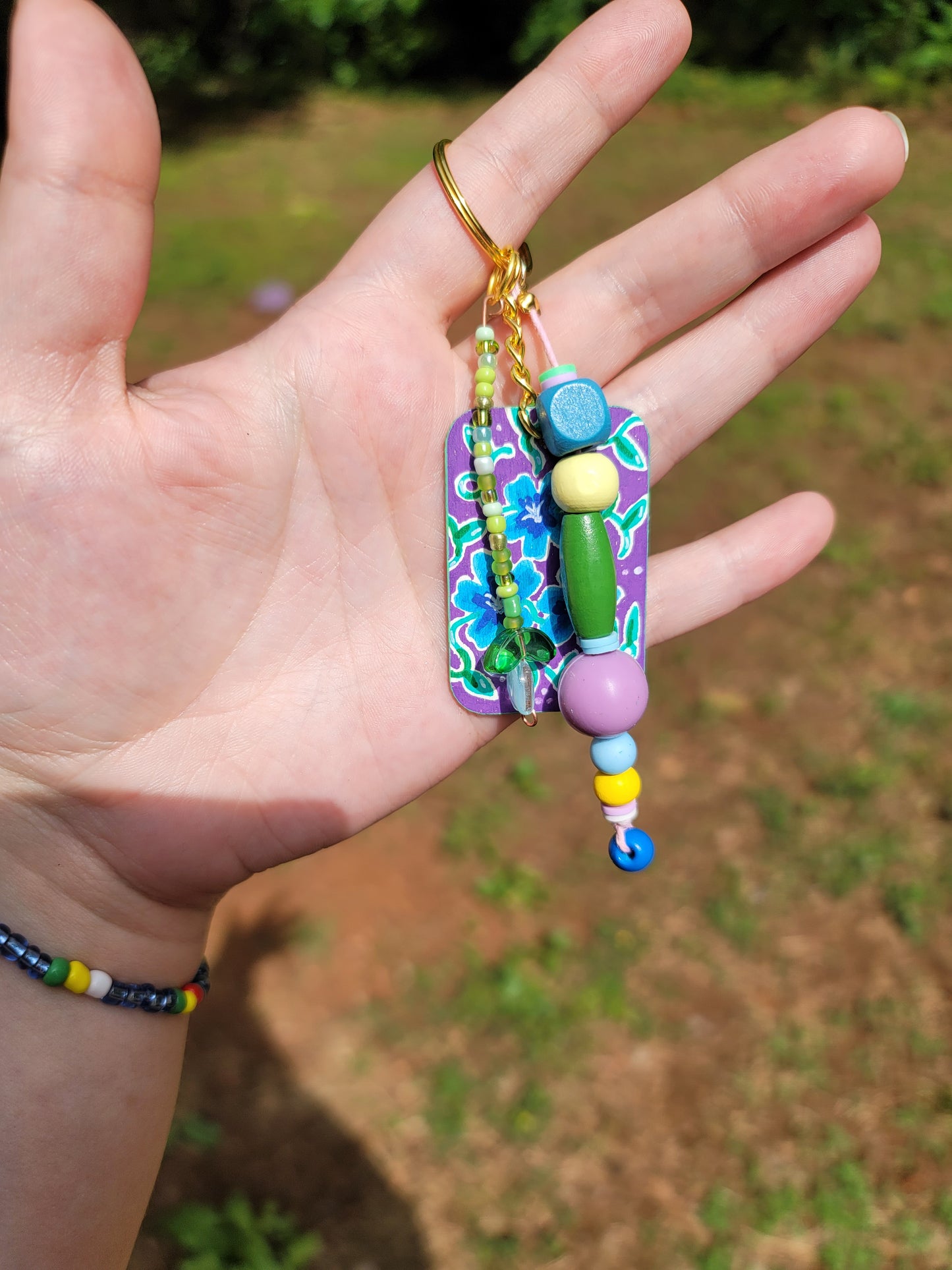 Mini-Painting Keychain - #14 Violets