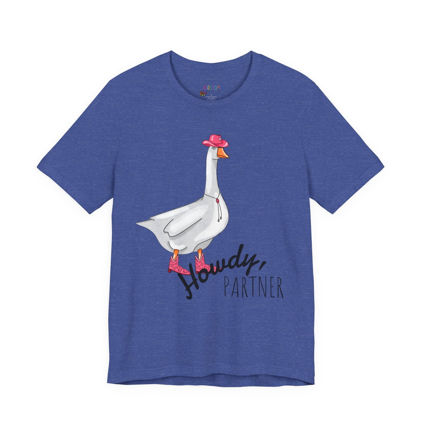 Goose in Pink Boots T-Shirt — Cute Farm Animal Graphic Tee