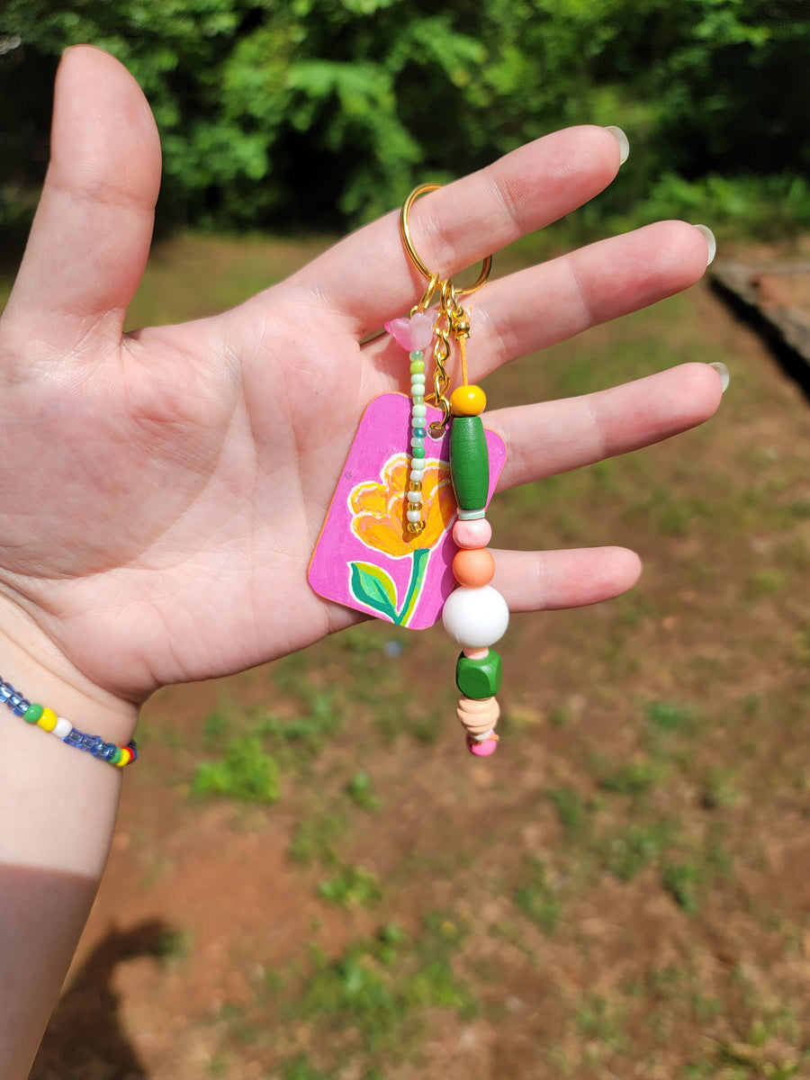 Mini-Painting Keychain - #1 Tulip