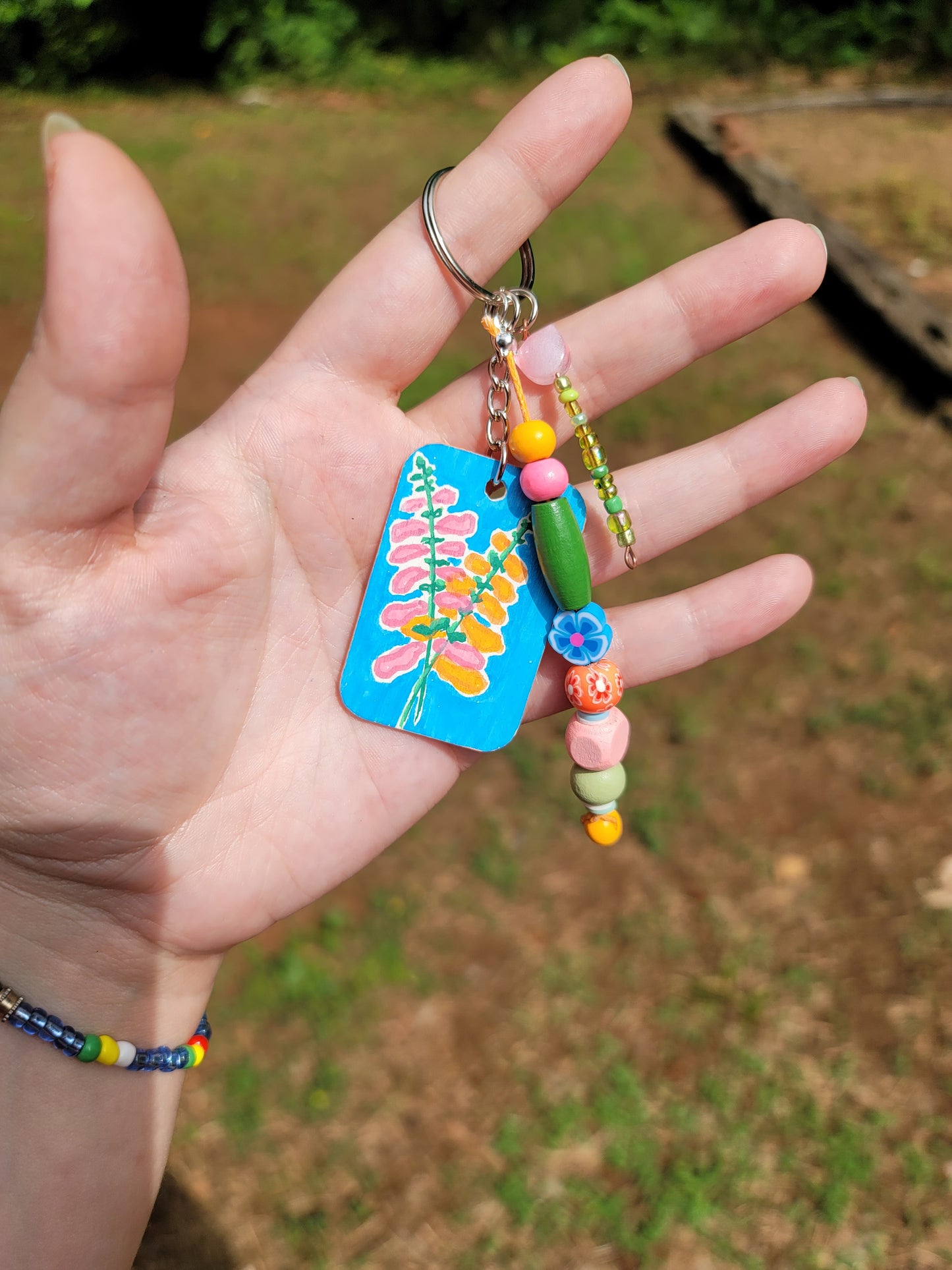 Mini-Painting Keychain - #6 Snapdragons