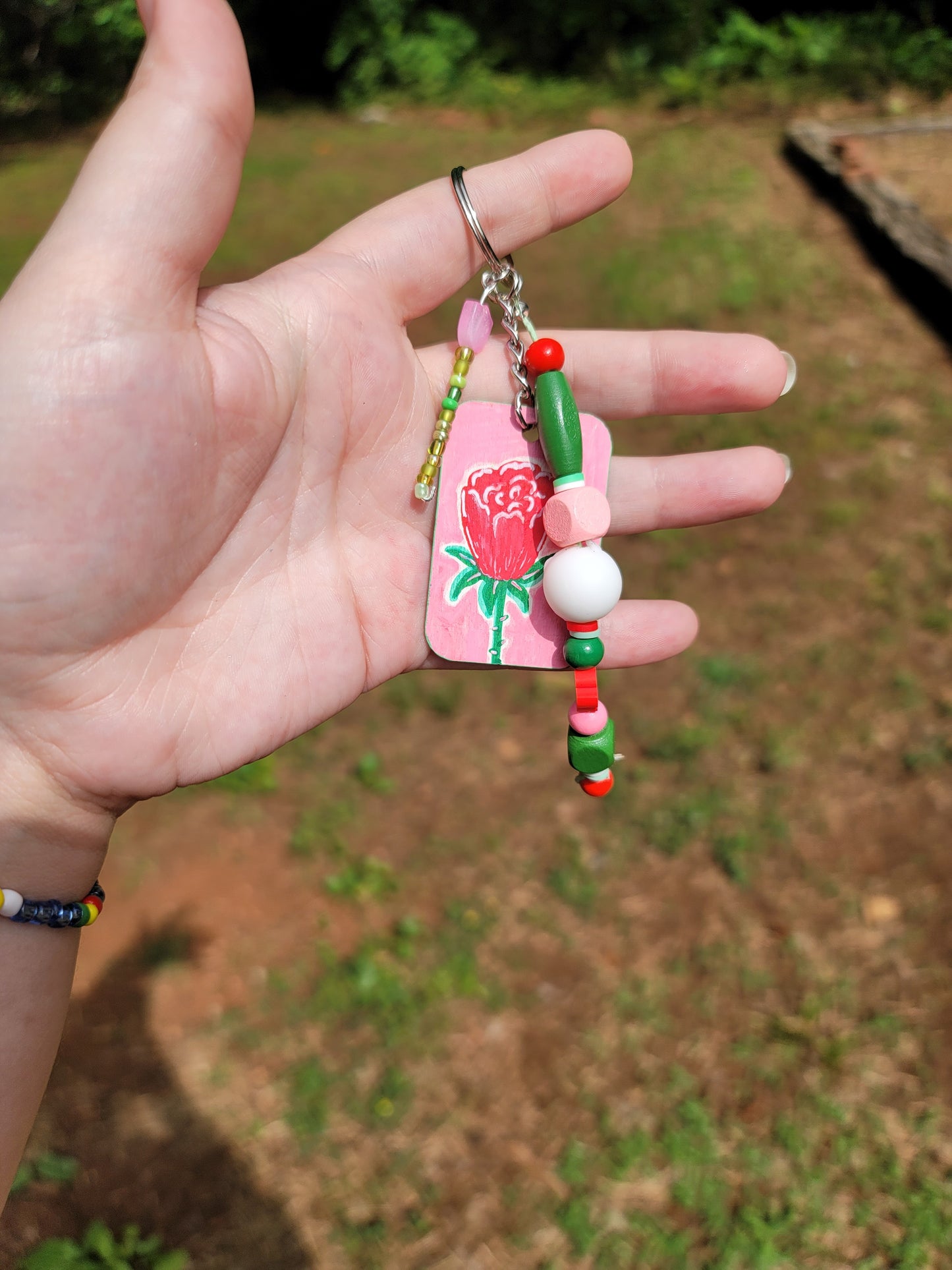 Mini-Painting Keychain - #5 Rose