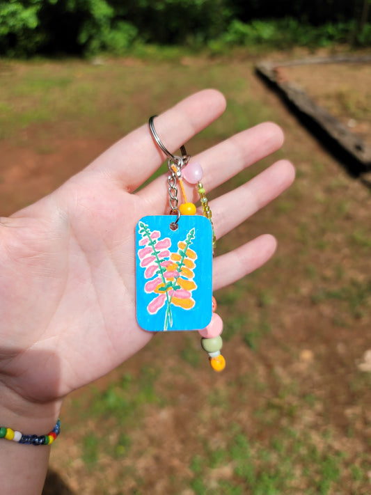 Mini-Painting Keychain - #6 Snapdragons